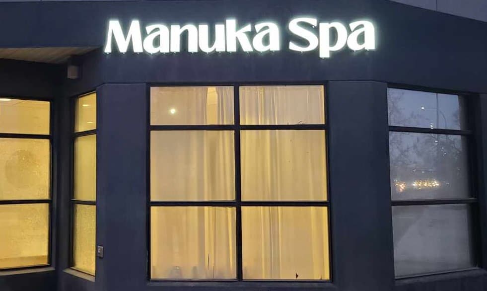 a view of Manuka Spa store front